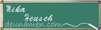 Mika Heusch Visitenkarte